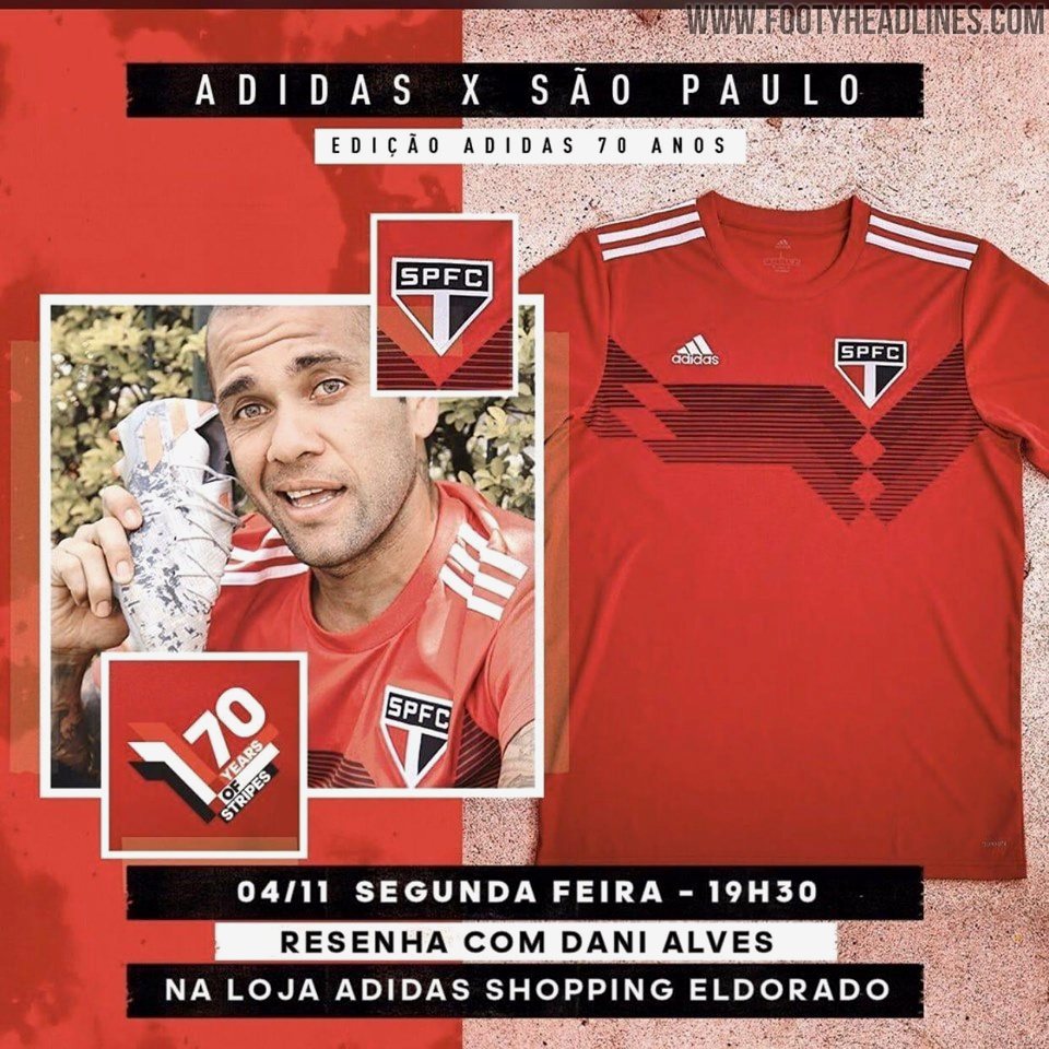 More Coming Soon Adidas S o Paulo 70 Years of 3 Stripes Kit